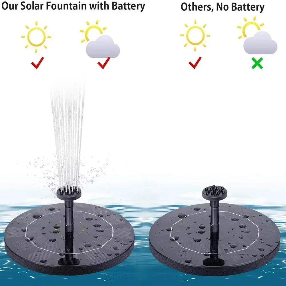 SolaryVex Floating Solar Fountain