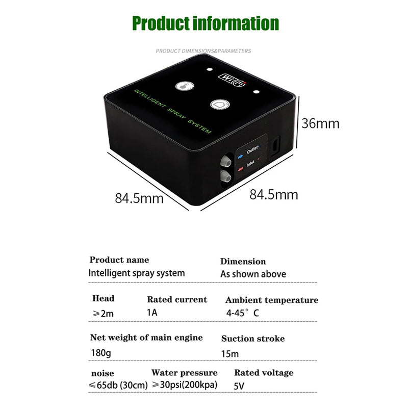 PazoMisto WiFi Intelligent Spray System for Landscapes