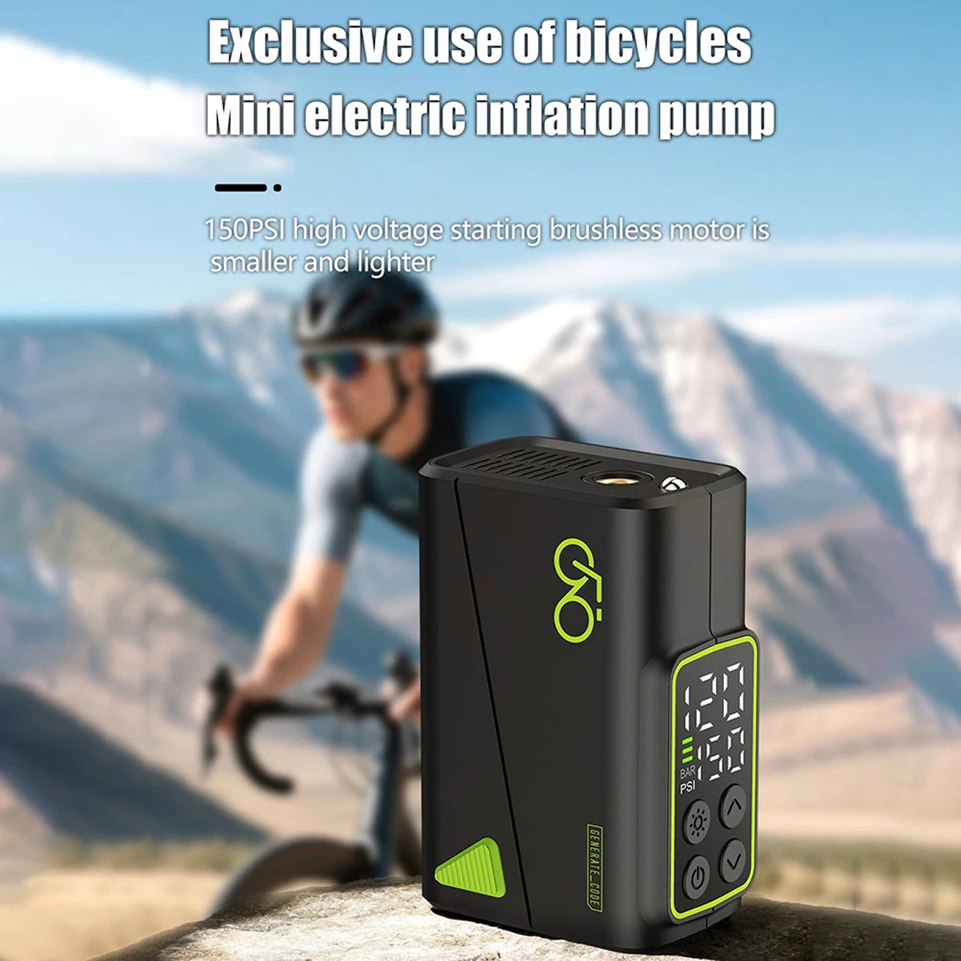 AirVoltix Electric Bike Pump