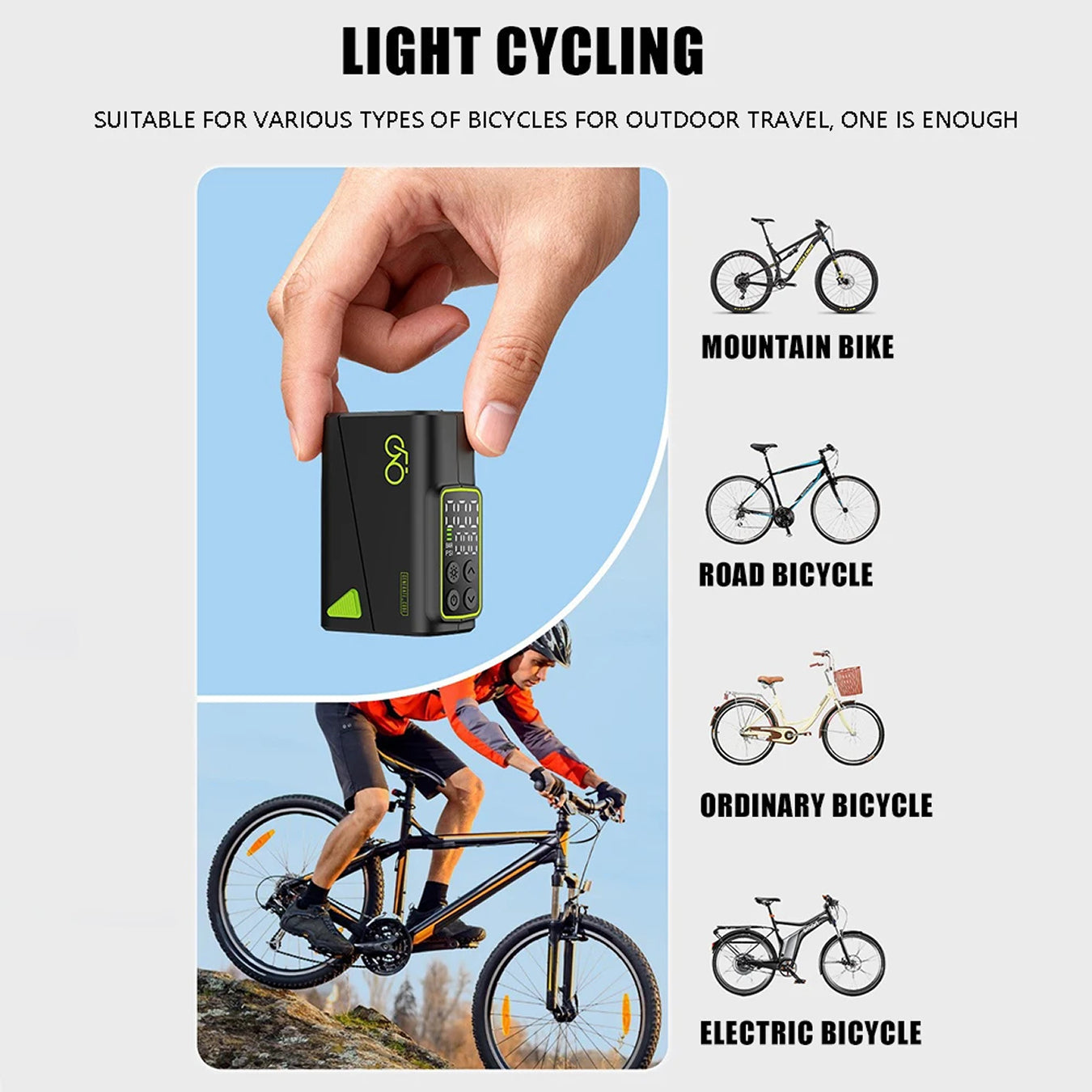 AirVoltix Electric Bike Pump