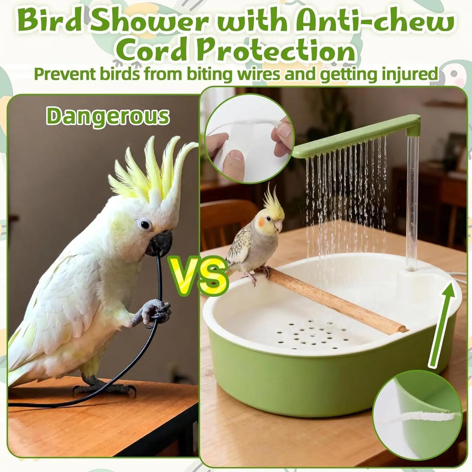 ChirpiBat Bird Bath