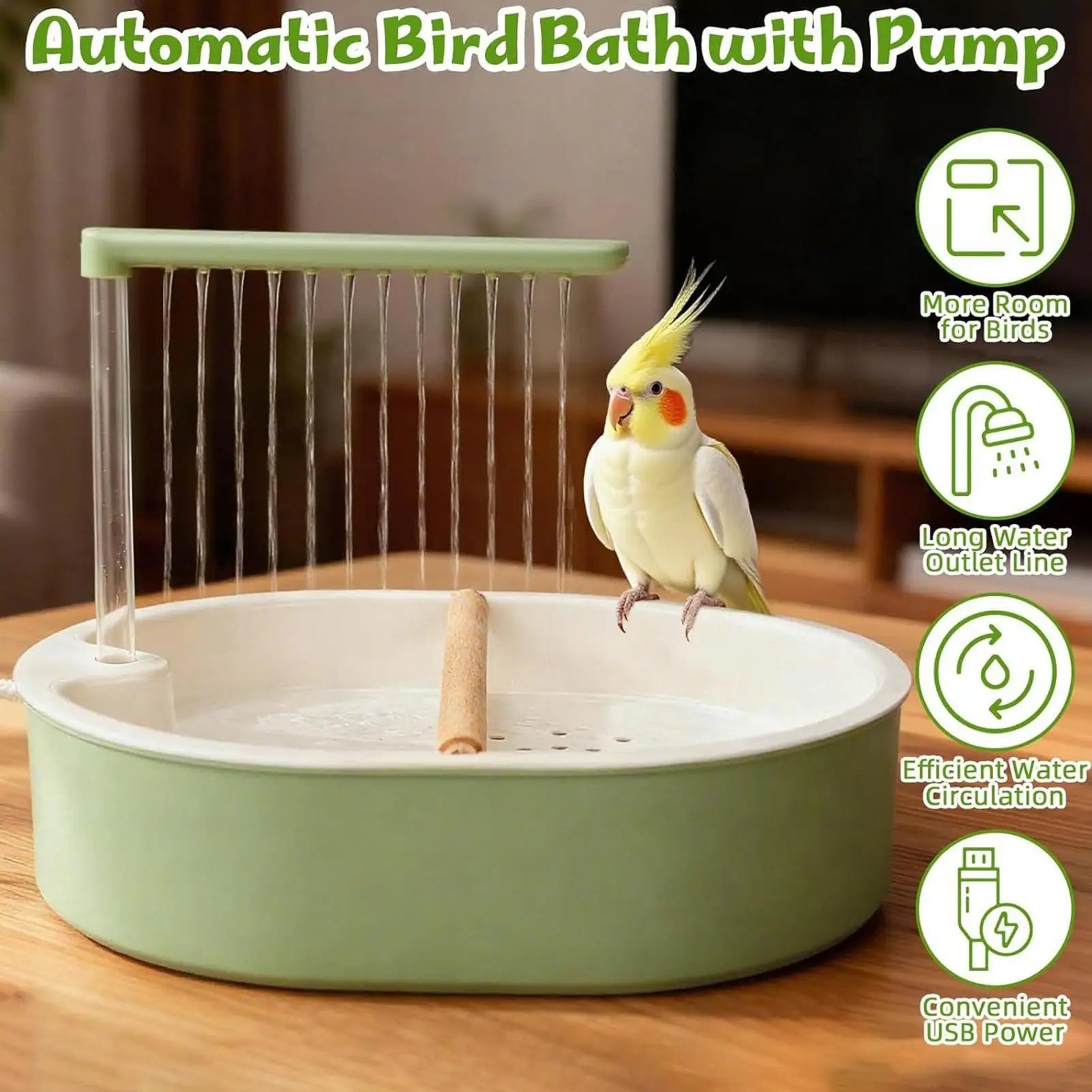 ChirpiBat Bird Bath