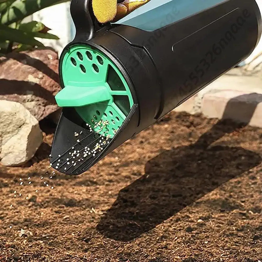 Lawn Leveling Rake and Grass Seed Spreader | SeedJeto